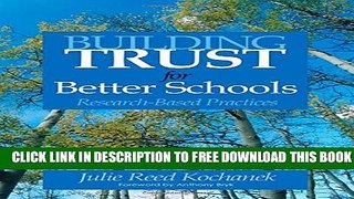 Collection Book Building Trust for Better Schools: Research-Based Practices