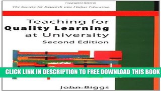 Collection Book Teaching For Quality Learning at University