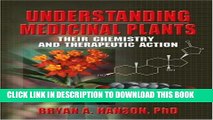 New Book Understanding Medicinal Plants: Their Chemistry and Therapeutic Action