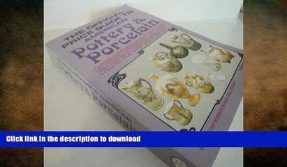 READ BOOK  The official price guide to American pottery   porcelain FULL ONLINE
