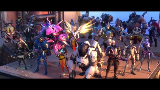 Overwatch All Cutscenes Movie (All Animated Cinematic Trailers) FULL STORY Movie !