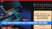 [PDF] The Theory of Constraints and Throughput Accounting Popular Online
