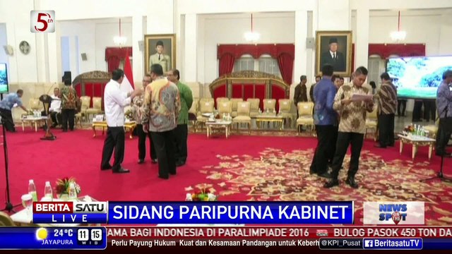 Sidang Paripurna Kabinet, Presiden Soroti Perkembangan Isu Ekonomi