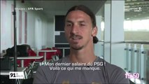 Zlatan Ibrahimovic pas très reconnaissant envers le PSG et ses supporters dans une interview
