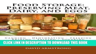 [PDF] Food Storage: Preserving Meat, Dairy, and Eggs Popular Collection