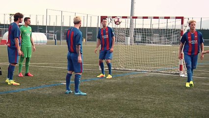 FC Barcelona vs the Spanish Paralympic Blind Football Team - #TeamUNICEF