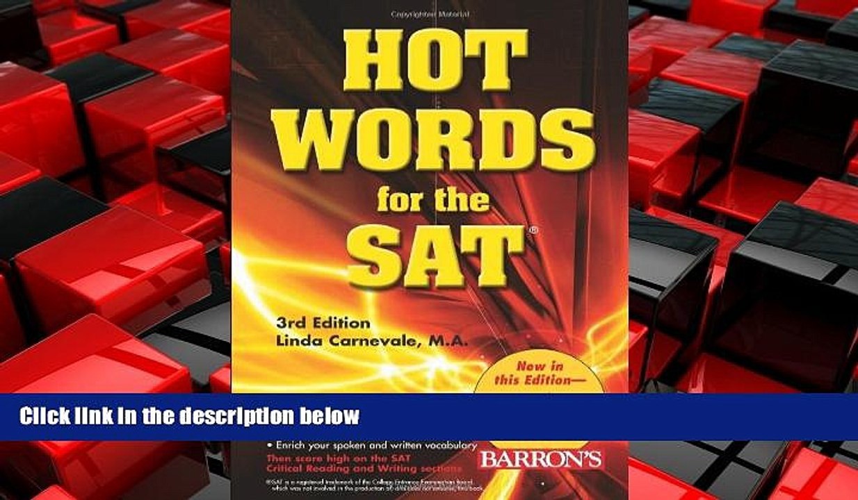 Enjoyed Read Hot Words for the SAT (Barron s Hot Words for the SAT)