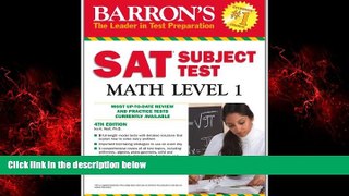 Popular Book Barron s SAT Subject Test Math Level 1, 4th Edition