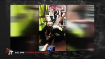Les policiers de Londres se battent contre... les crachats ! Regardez