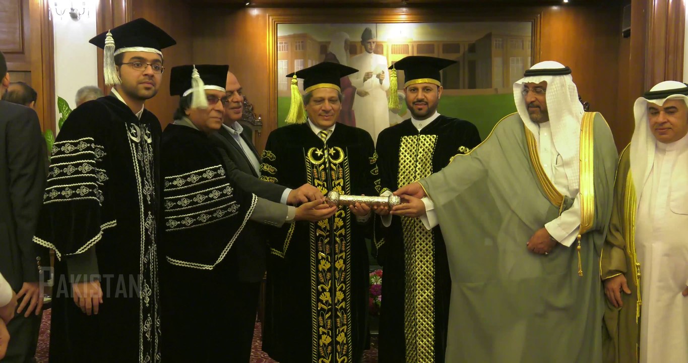 Governor Sindh conferred Doctor of Philosophy (Honoris Causa) on Ebrahim Ahmed Isa AlHejazi, CG of Bahrain.