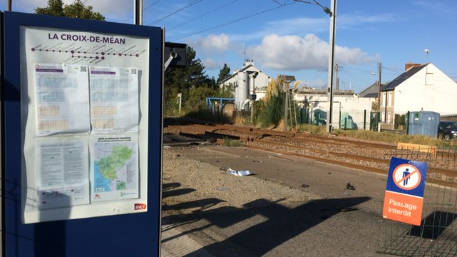 Collision train-voiture à Saint-Nazaire