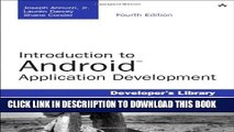 [PDF] Introduction to Android Application Development: Android Essentials (4th Edition) (Developer