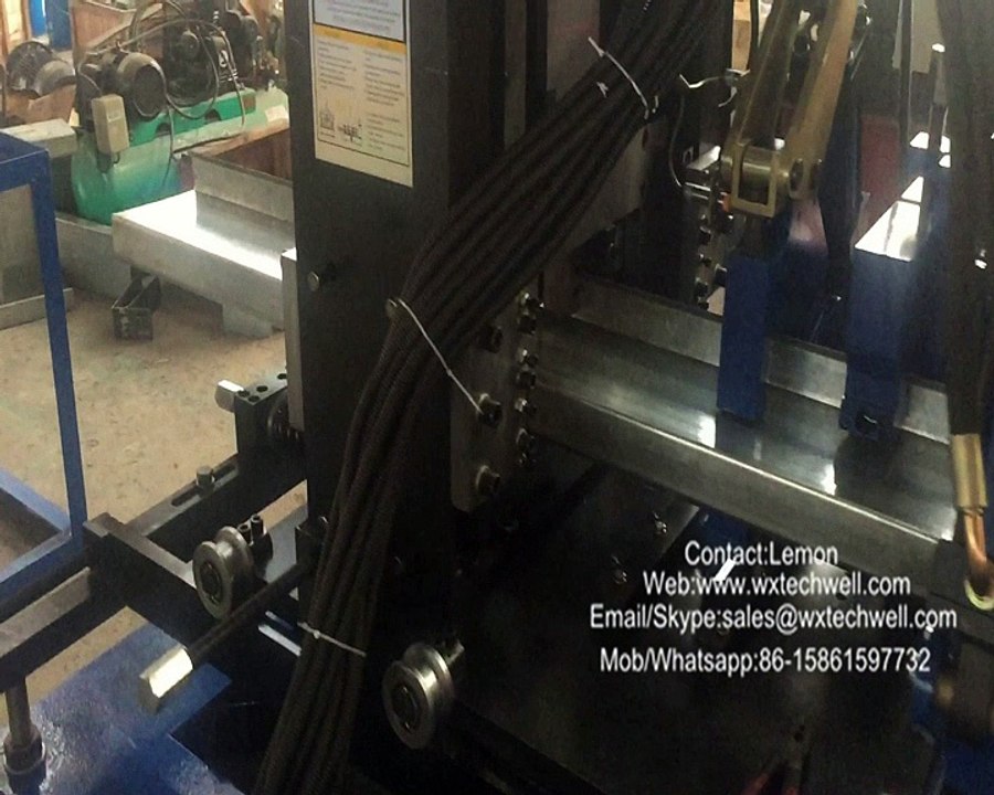 Auto Size Changing Z purlin roll forming machine with post-punching and post-cutting