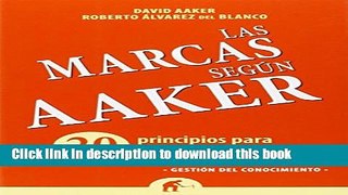 Read Las marcas segun Aaker (Spanish Edition)  Ebook Free