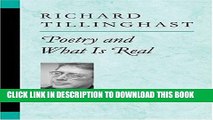 [PDF] Poetry and What is Real (Poets on Poetry) Popular Online
