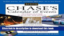 Read Chase s Calendar of Events 2009 (Book   CD-ROM): The Ulitmate Go-To Guide for Special Days,