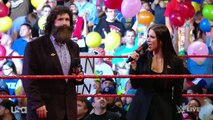 Kevin Owens, Mick Foley, Stephanie McMahon and Seth Rollins Segment