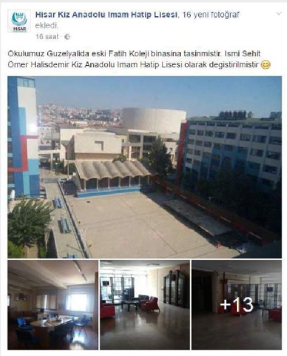 Kapatılan Fatip Koleji, İhl Oldu