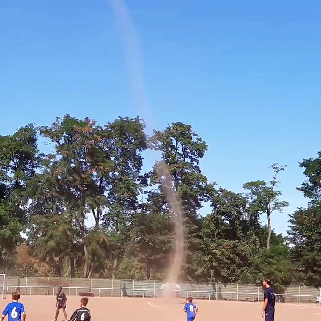 Dust Devil on the Soccer Field