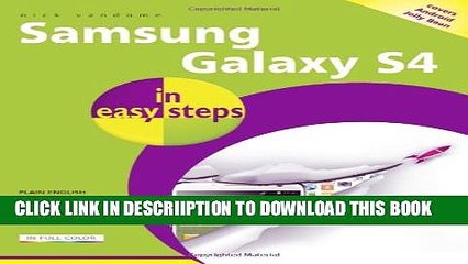 [PDF] Samsung Galaxy S4 in easy steps Full Online