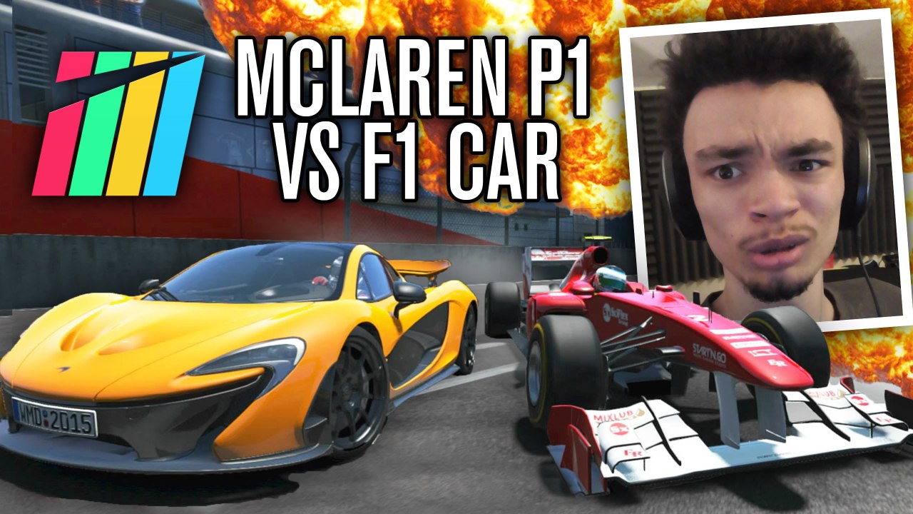 Project CARS MCLAREN P1 VS F1 CAR!