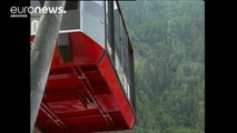 Dozens trapped after cable car failure over Alps