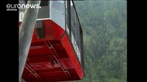 33 personas pasan la noche en un teleférico a casi 4.000 metros de altura en el Mont Blanc