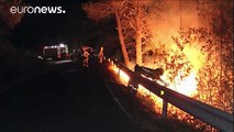 Portugal e Espanha combate fogos facilitados por vaga de calor tardia