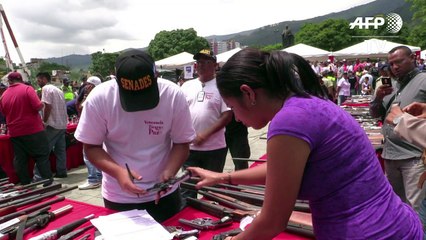 Venezuela: échanges d'armes contre de l'électroménager