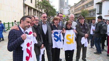 Deportistas e intelectuales colombianos dicen 'Sí' a la paz