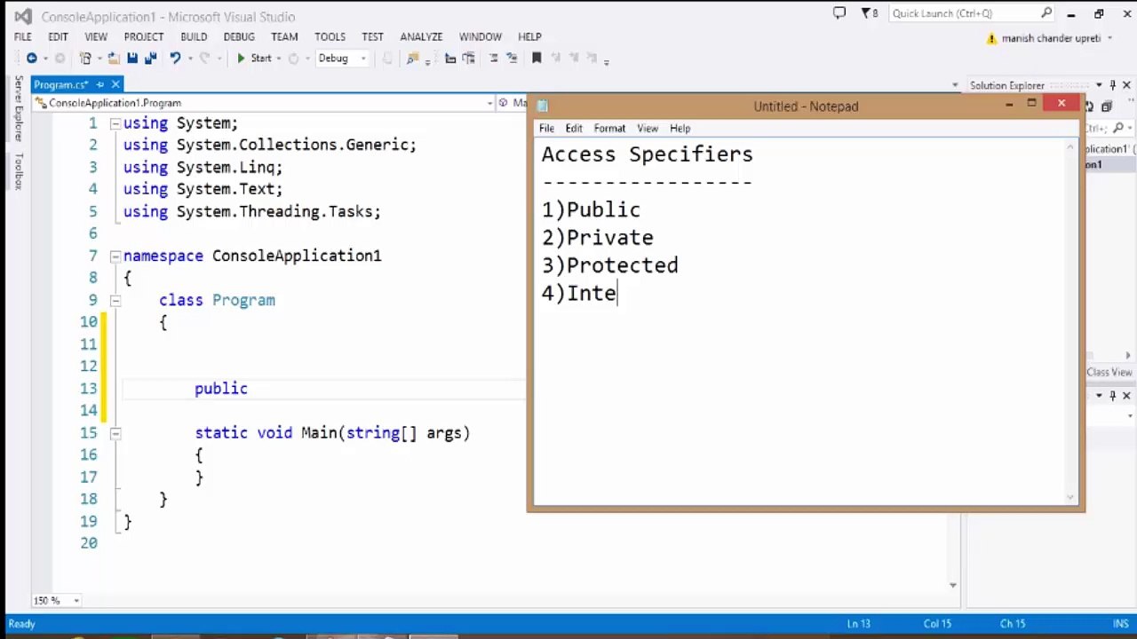 MCSD (Console Application) MVA