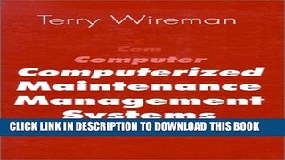 [PDF] Computerized Maintenance Management Systems Popular Colection