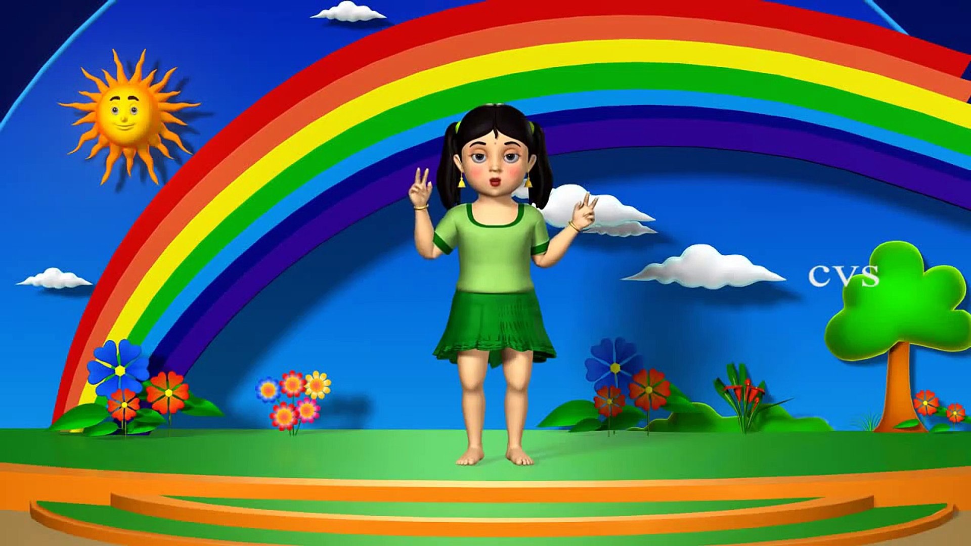 ⁣Head shoulders knees and toes | 3D Nursery Rhymes | English Nursery Rhymes | Nursery Rhymes for Kids
