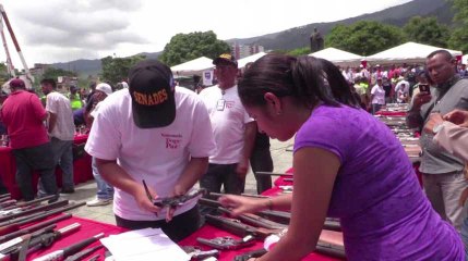 Au Venezuela, on échange des armes contre de l'électroménager