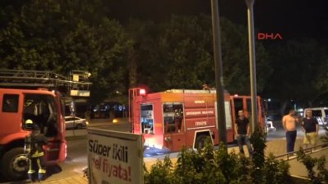 Antalya Markette Çıkan Yangın Korkuttu