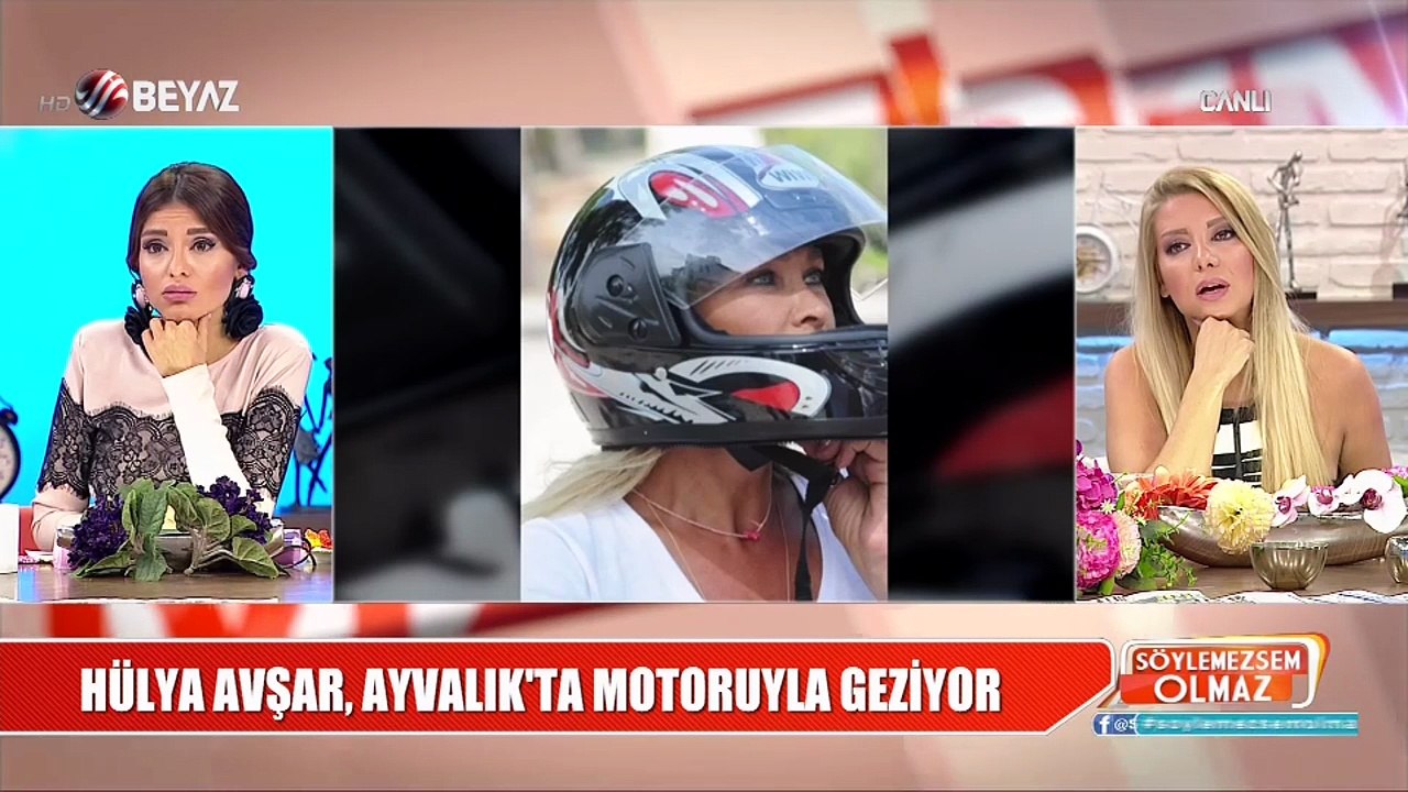 Hülya Avşar'ın motor keyfi objektiflere böyle yansıdı