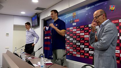 FCB Basket: Presentació de Víctor Claver [CAT]