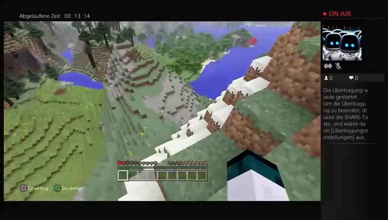 PS4-Live-Übertragung Minecraft Episode 2 (2)