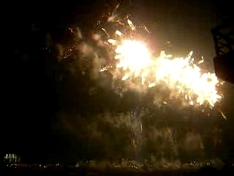 Feu d'artifice Edogawa Tokyo  Japon 江戸川の花火