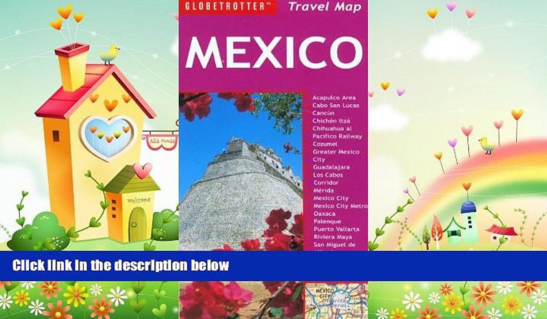 different   Mexico Travel Map (Globetrotter Travel Map)