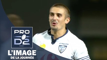 PRO D2, J3 | L’image du jour : La pénalité de la victoire de Thomas Ramos face à Oyonnax