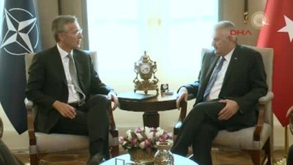 Başbakan Yıldırım, NATO Genel Sekreteri Stoltenberg'i Kabul Etti