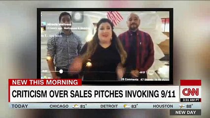 Mattress company airs offensive 911 commercial