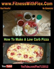 FitnessWithFlexHers Shows How To Make A Low Carb Pizza Cheat Meal