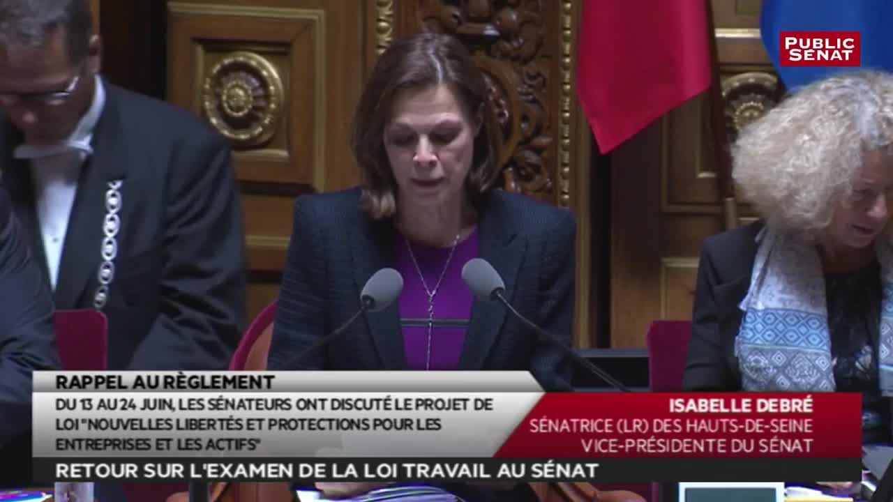 Retour sur l'examen de la loi travail au Sénat - Les matins du Sénat (09/09/2016)