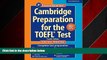 Choose Book Cambridge Preparation for the TOEFL Test Book with Online Practice Tests