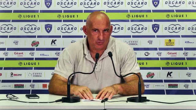 La Conf' de Presse de François Ciccolini avant Bastia/TFC