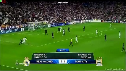 Cristiano Ronaldo Gol de Real Madrid vs Manchester City 3 2 2012 Champions League 18 09 2012