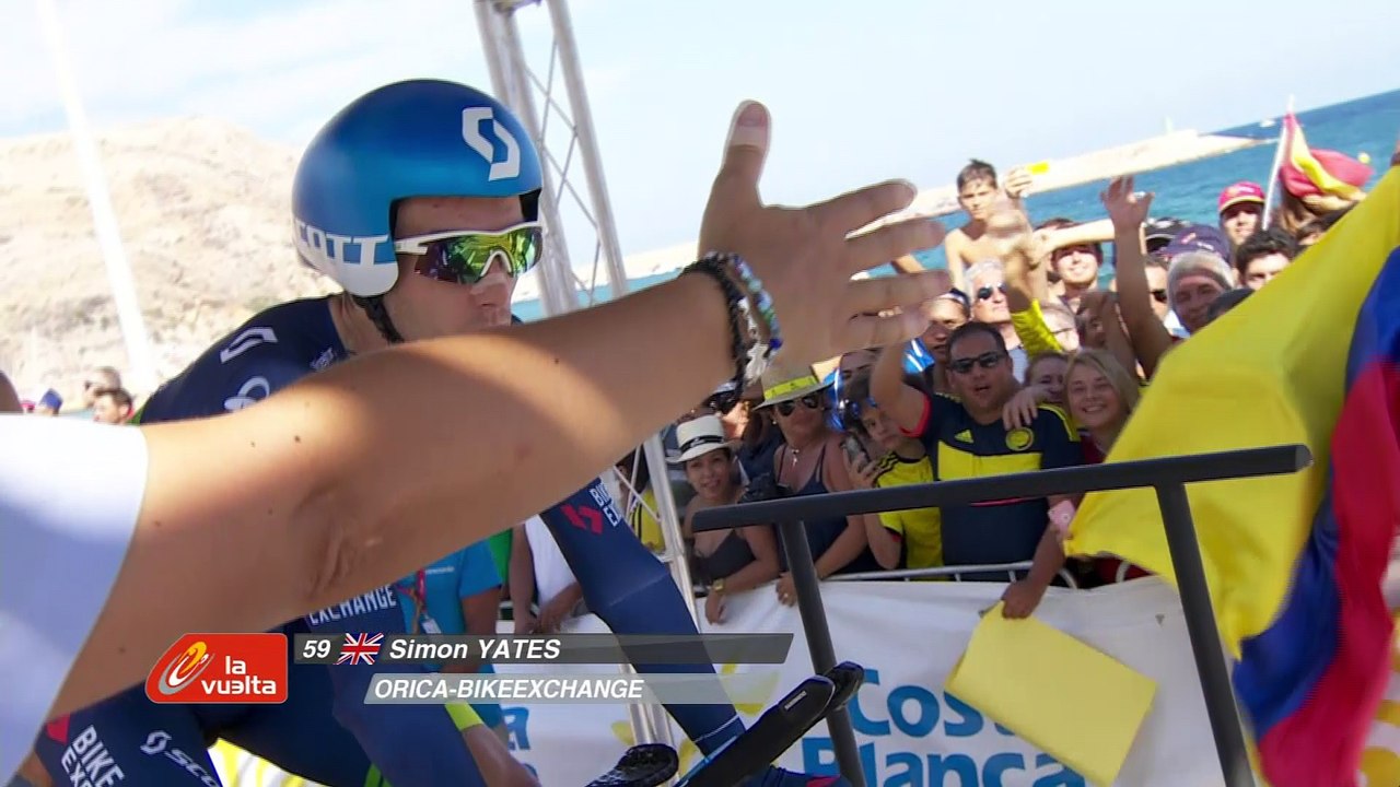 Salida de Yates / Yates is starting - Etapa 19 (Xàbia / Calp) - La Vuelta a España 2016