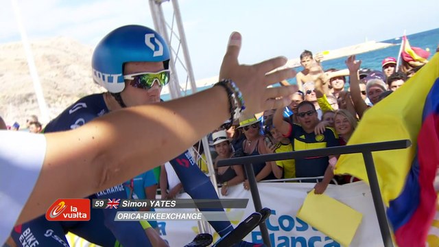 Salida de Yates / Yates is starting - Etapa 19 (Xàbia / Calp) - La Vuelta a España 2016